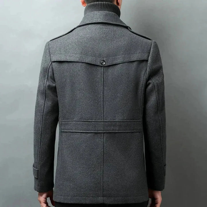Men’s Tailored Wool-Blend Coat
