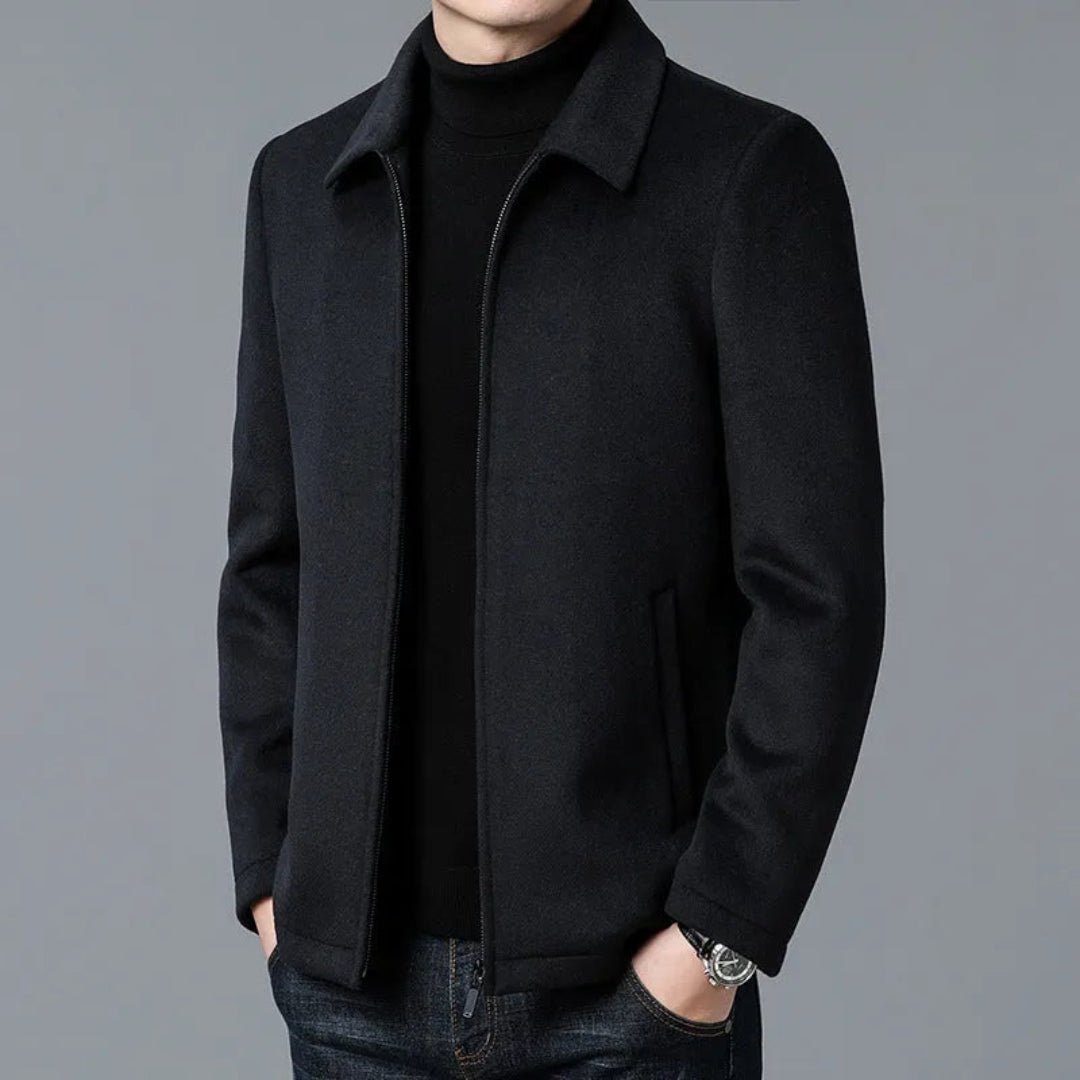 Men’s Wool Full-Zip Jacket