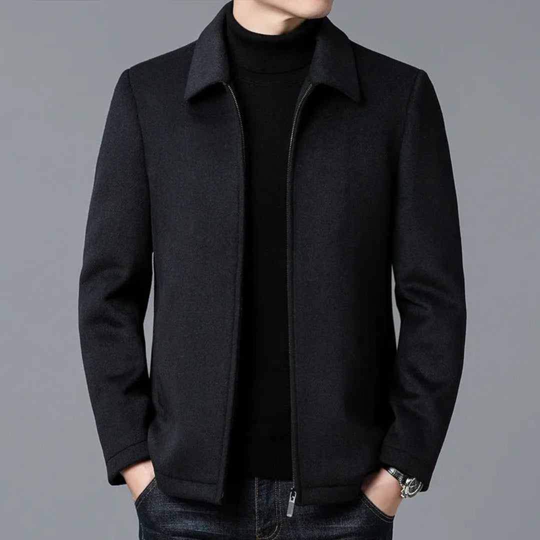 Men’s Wool Full-Zip Jacket