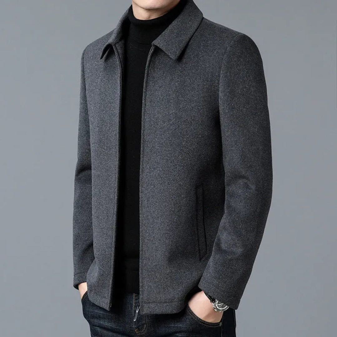 Men’s Wool Full-Zip Jacket