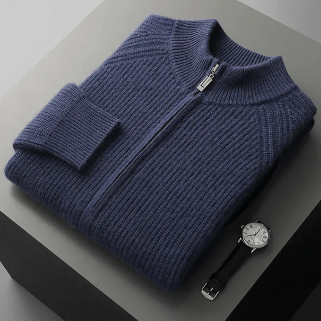 Nolan Cashmere Ribbed Sweater