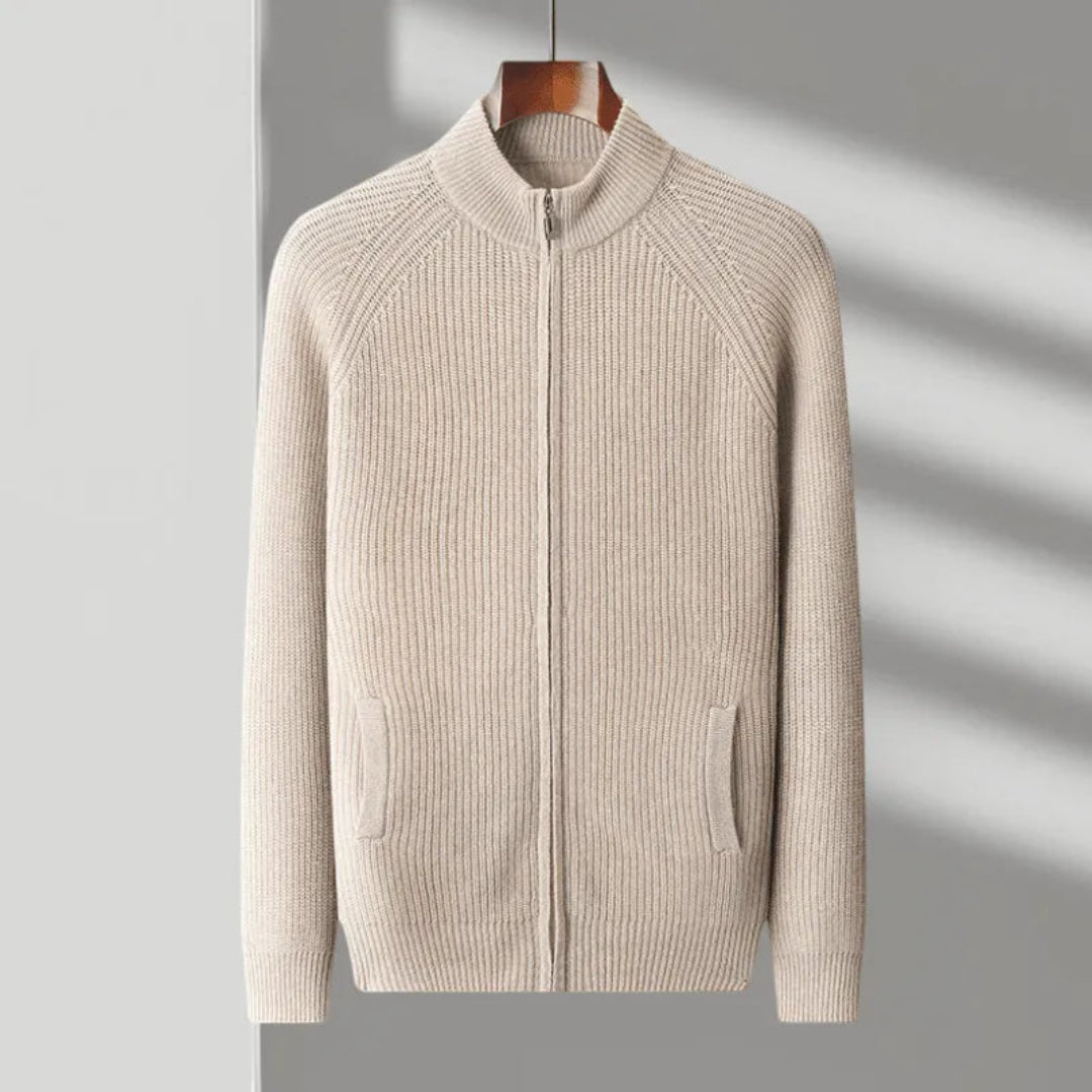 Nolan Cashmere Ribbed Sweater