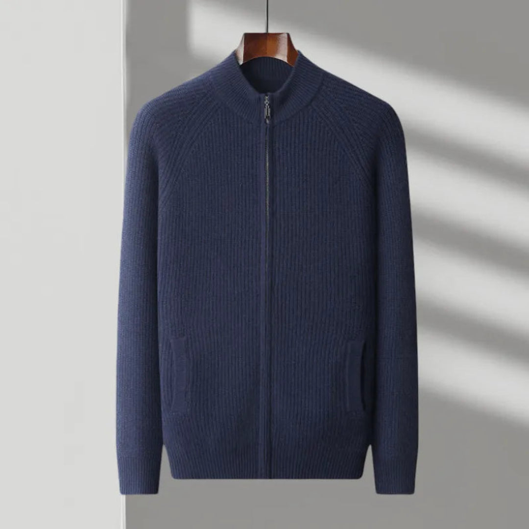 Nolan Cashmere Ribbed Sweater