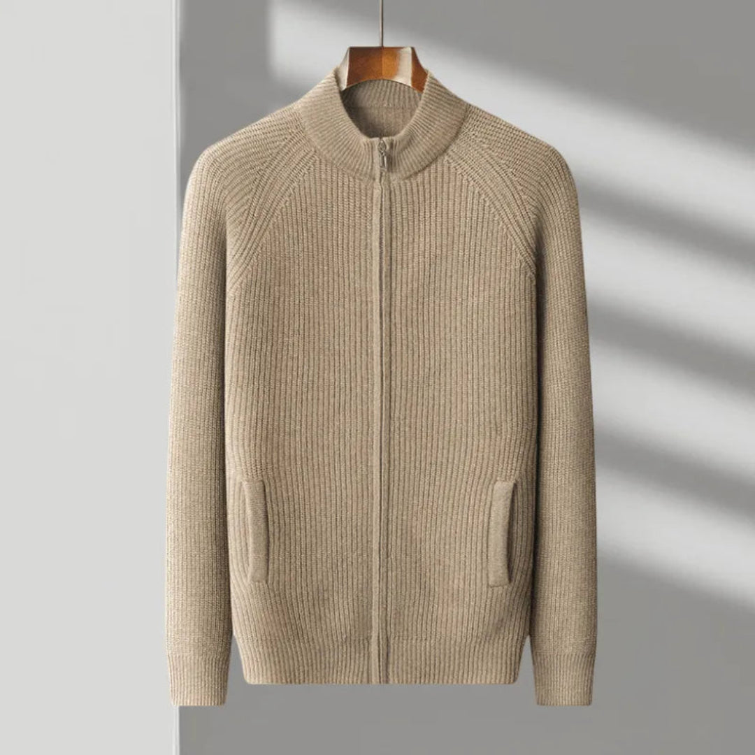 Nolan Cashmere Ribbed Sweater