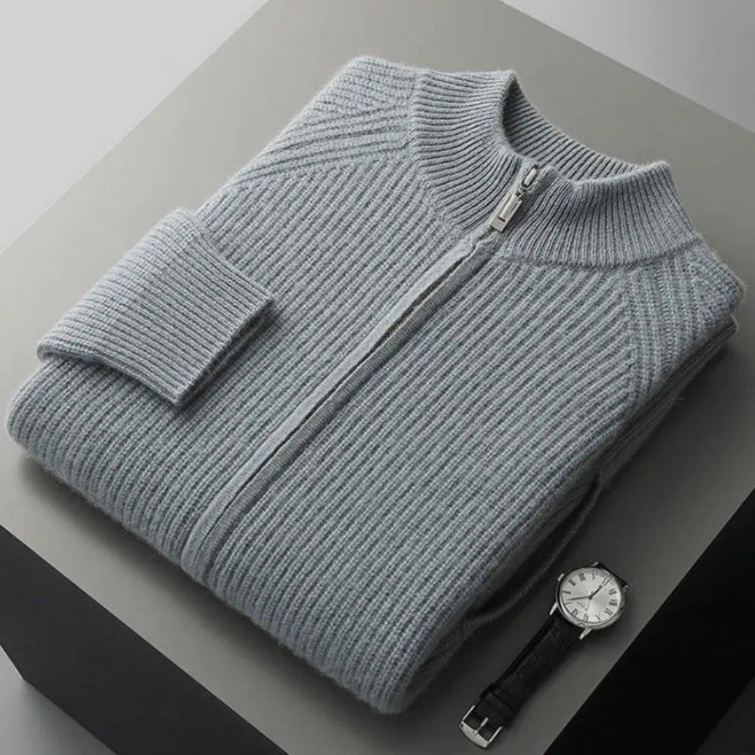 Nolan Cashmere Ribbed Sweater