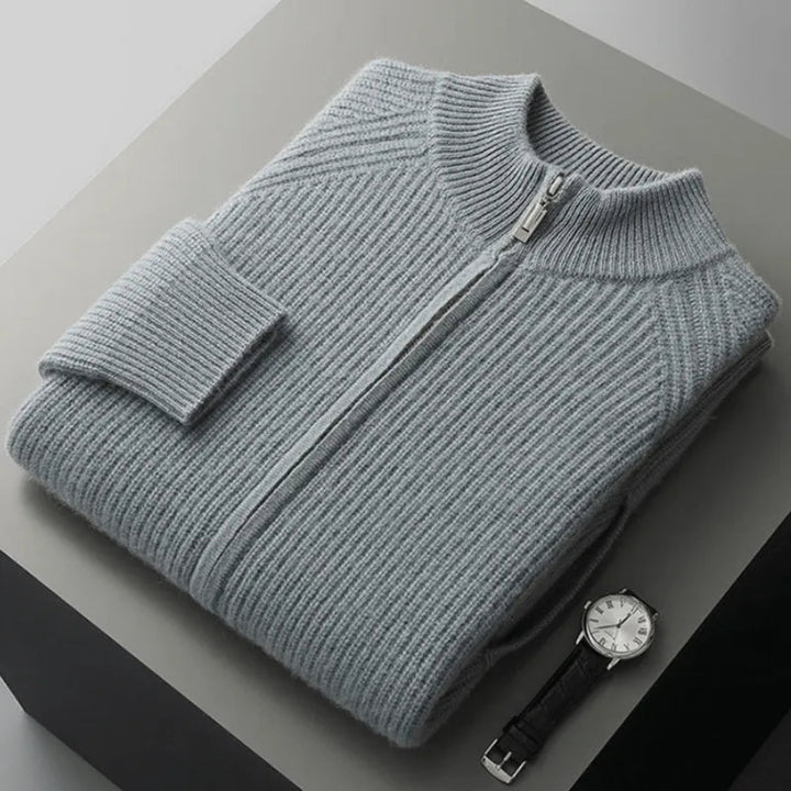 Nolan Cashmere Ribbed Sweater