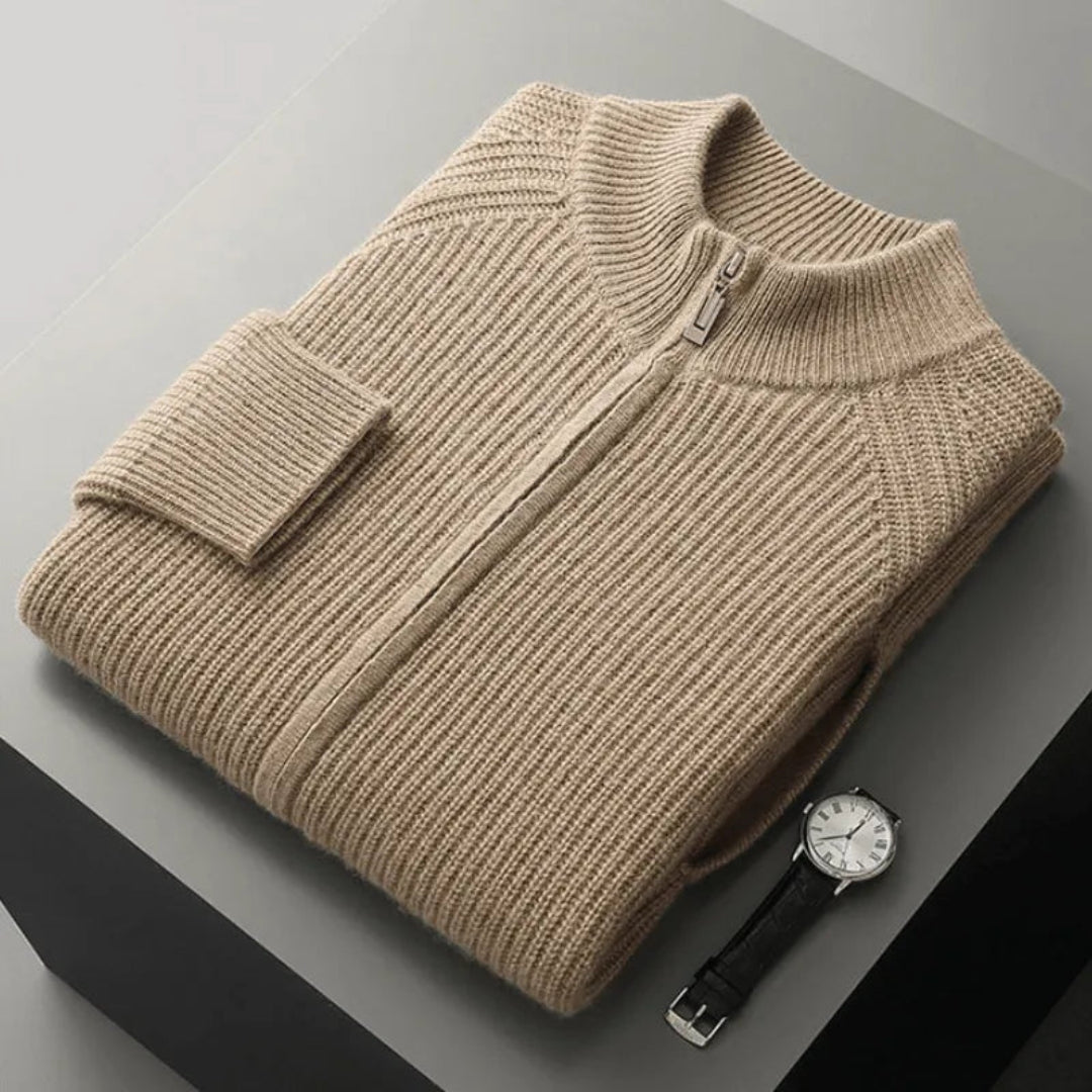 Nolan Cashmere Ribbed Sweater