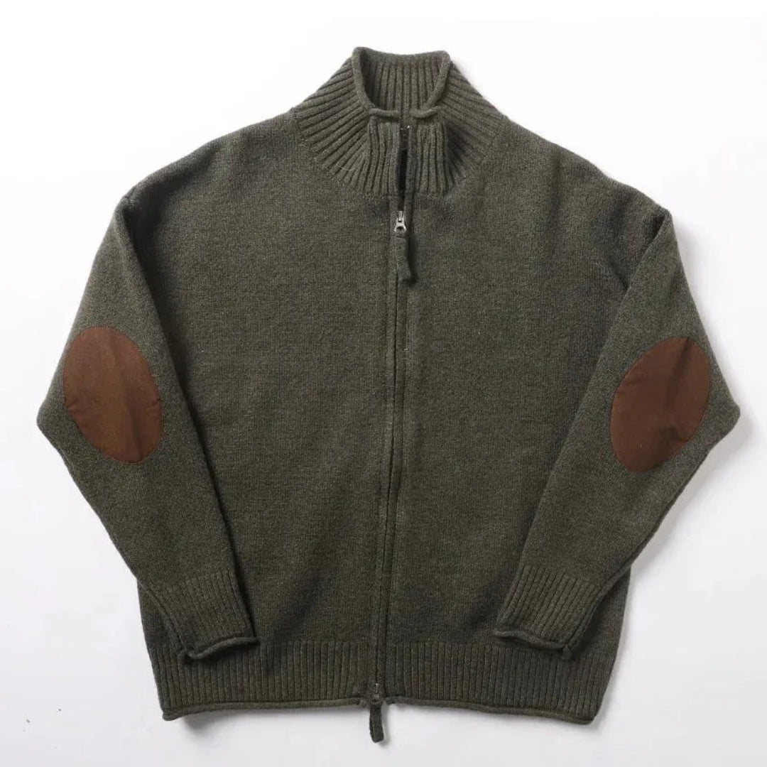 Nolan Full Zip Wool Cardigan