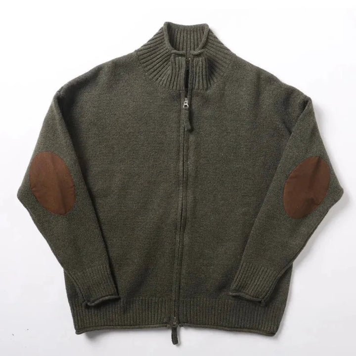Nolan Full Zip Wool Cardigan