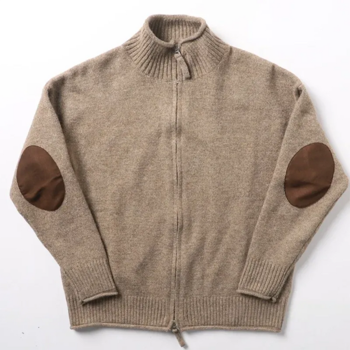 Nolan Full Zip Wool Cardigan