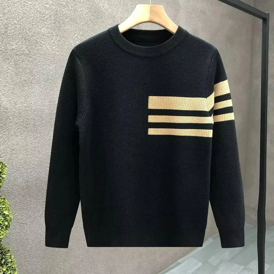 Oscar Striped Crewneck Sweater