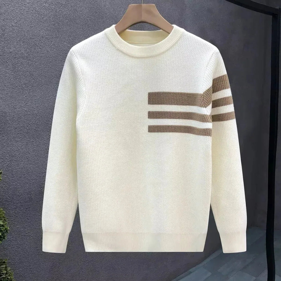 Oscar Striped Crewneck Sweater