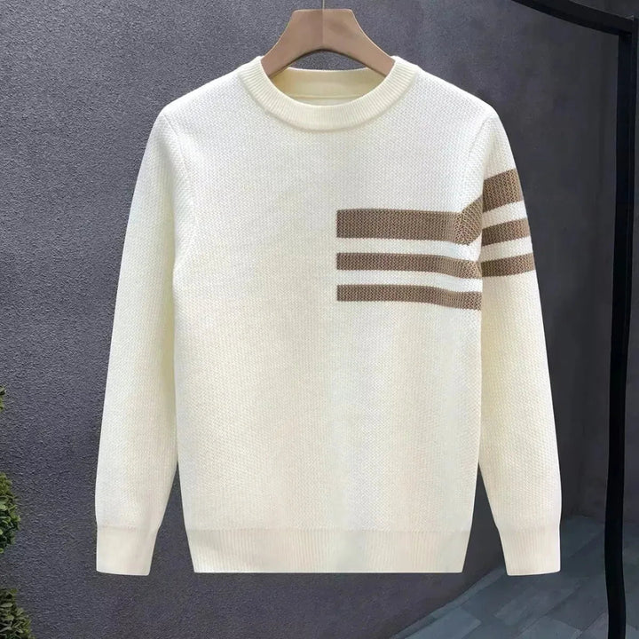 Oscar Striped Crewneck Sweater