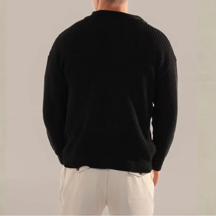 Owen Marino Zip-Up Jumper
