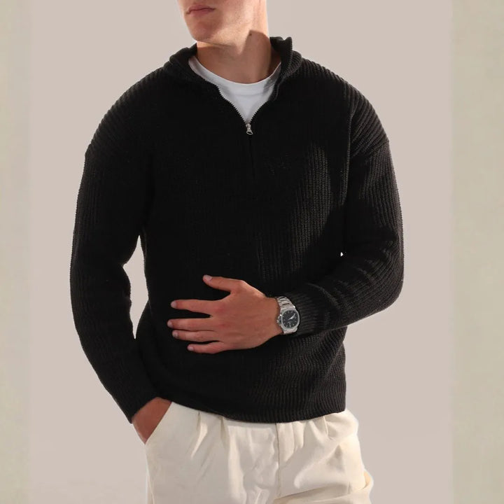 Owen Marino Zip-Up Jumper