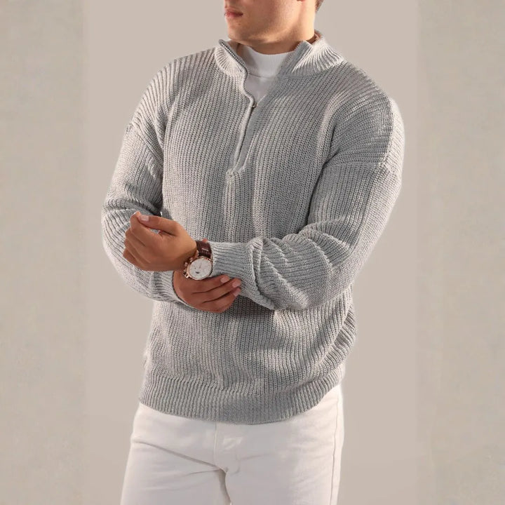 Owen Marino Zip-Up Jumper