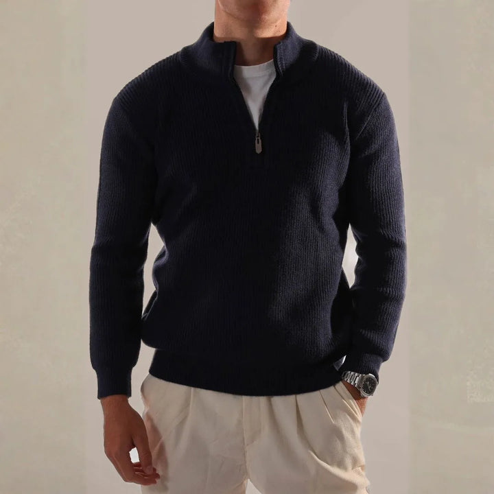 Owen Marino Zip-Up Jumper