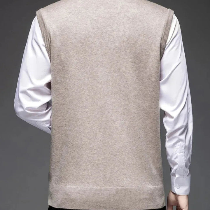 Paul Classic Argyle Wool Knit Vest