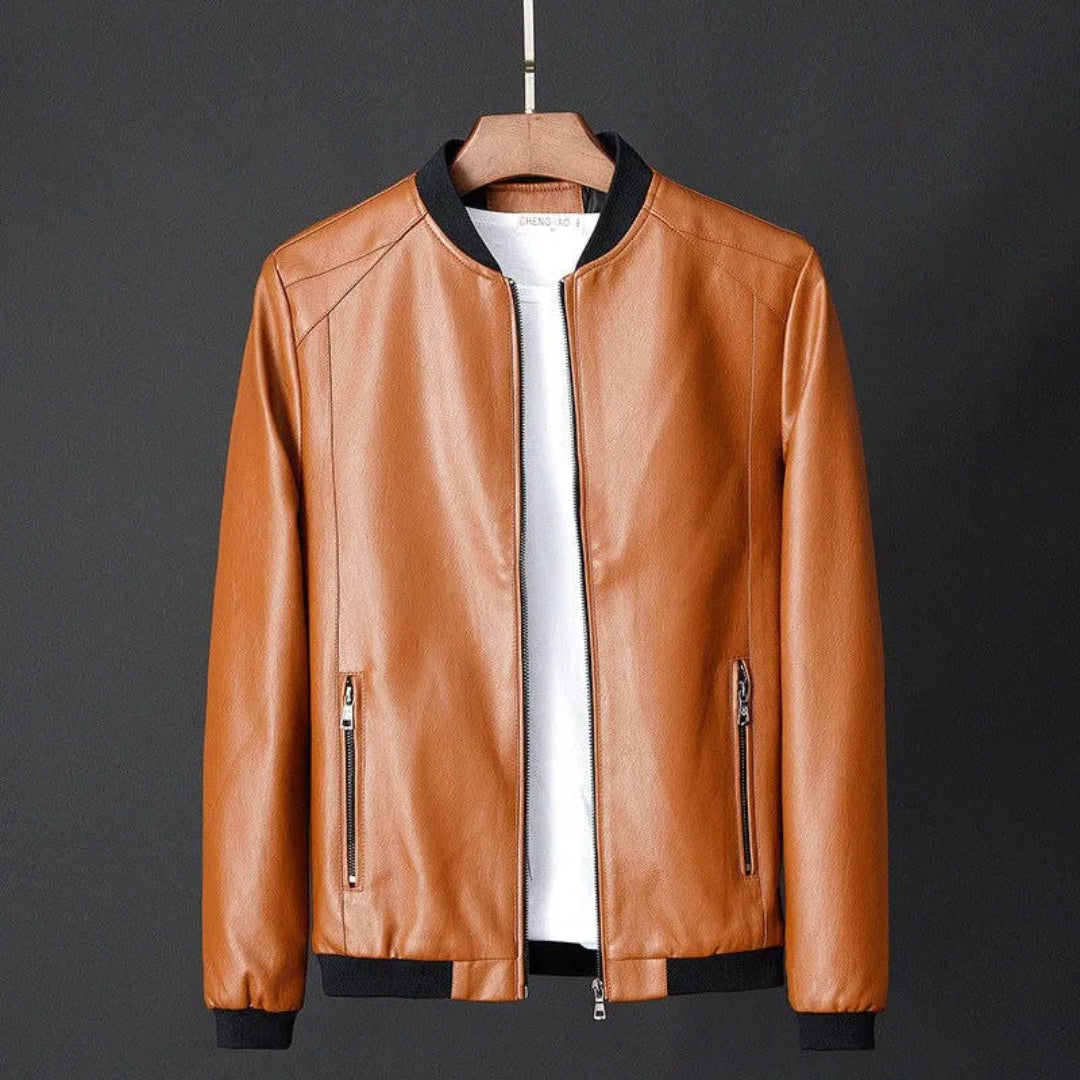 Paul Classic Faux Leather Jacket