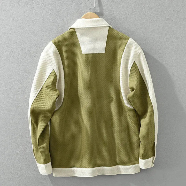 Paul Dual-Tone Waffle Textured Jacket