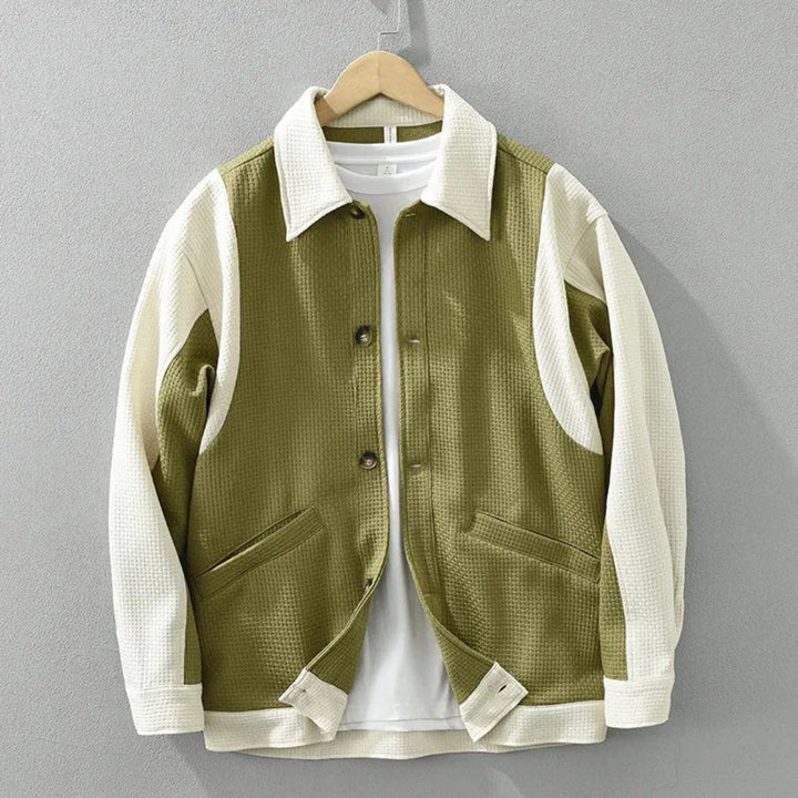 Paul Dual-Tone Waffle Textured Jacket