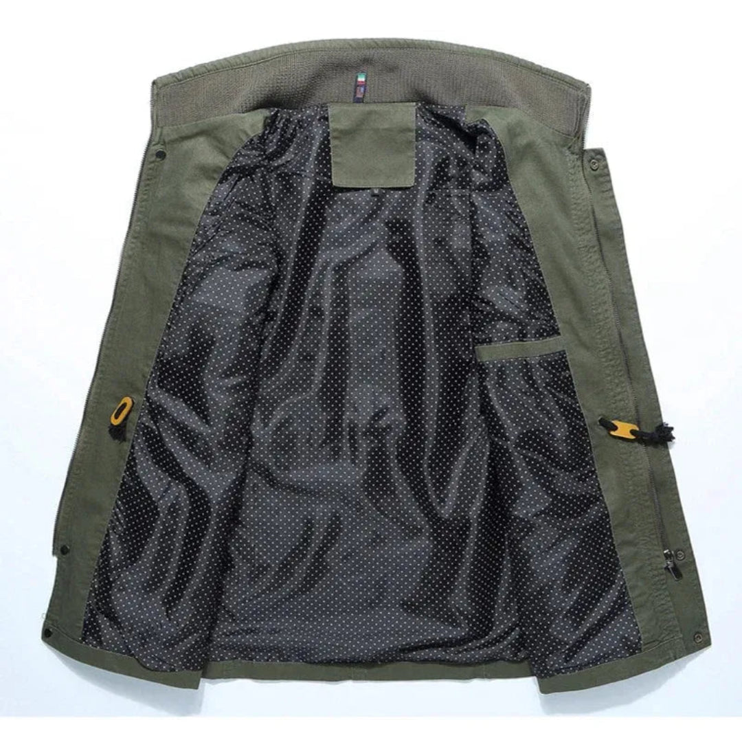 Paul Zippered Chest Pocket Padded Jacket