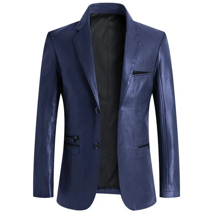 Piolo Tailored Faux Leather Jacket