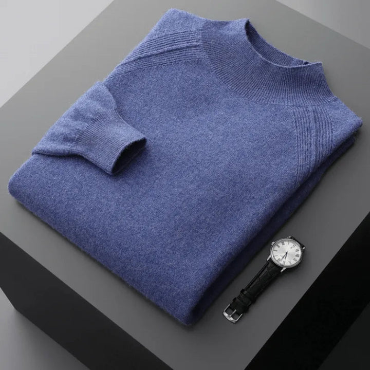 Rain Mock Neck Wool Sweater
