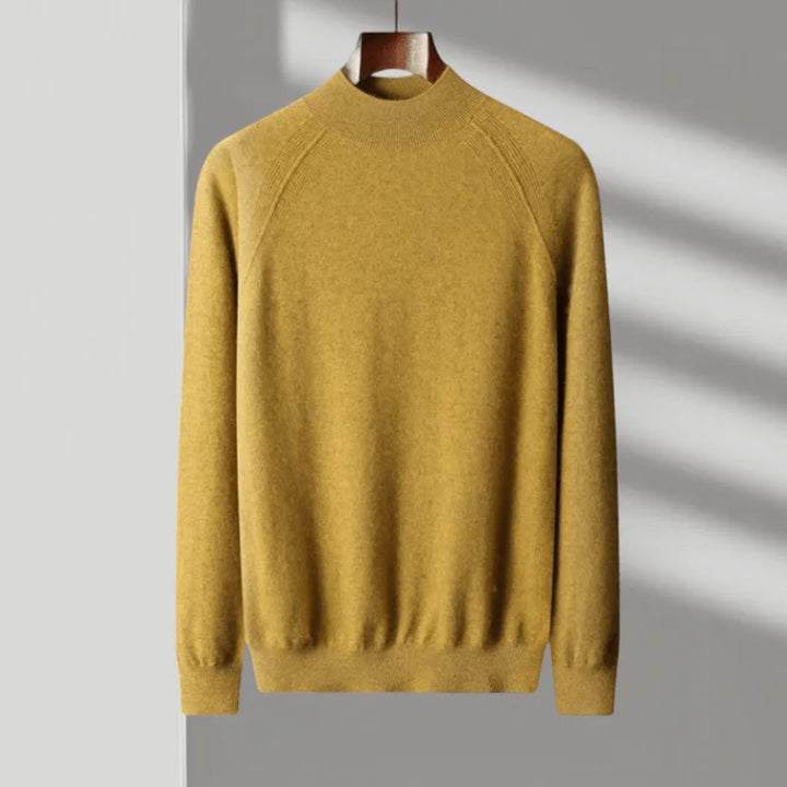 Rain Mock Neck Wool Sweater