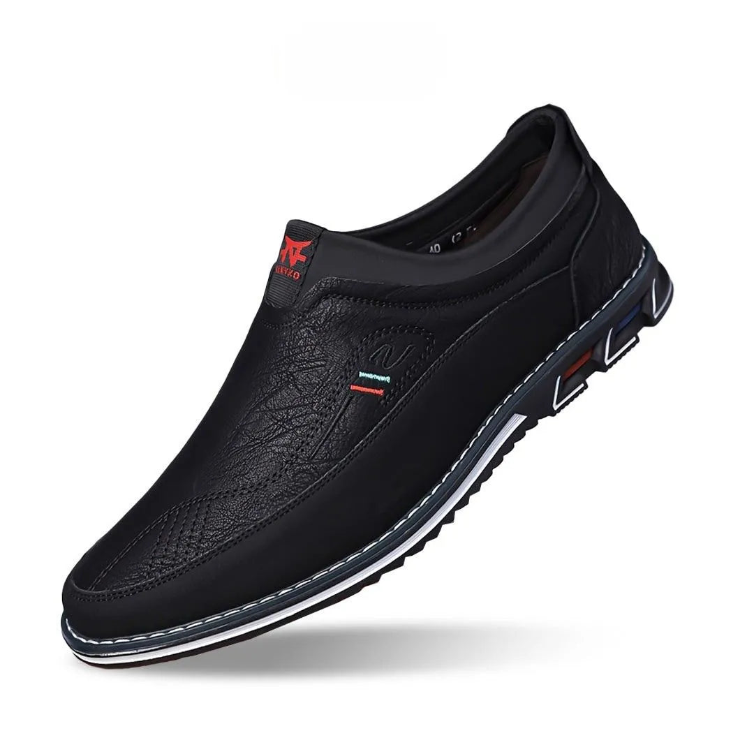 River Leather Slip-On Loafers