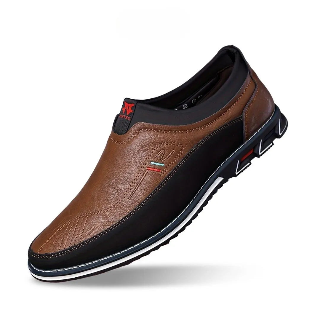 River Leather Slip-On Loafers
