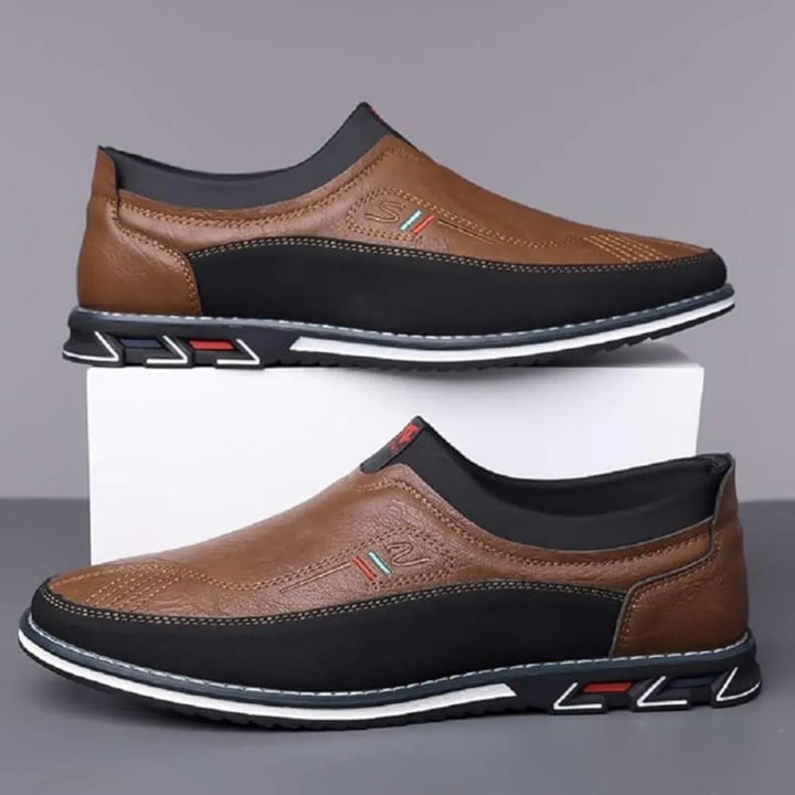 River Leather Slip-On Loafers