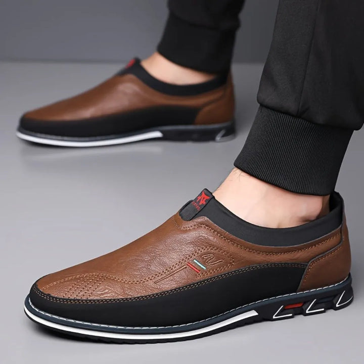River Leather Slip-On Loafers