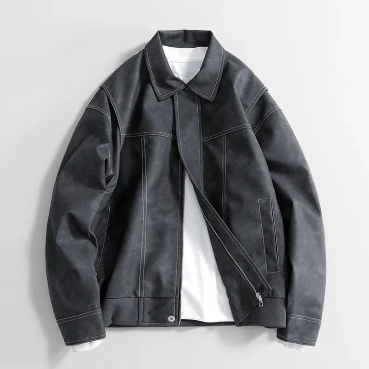 Ron Faux Leather Jacket