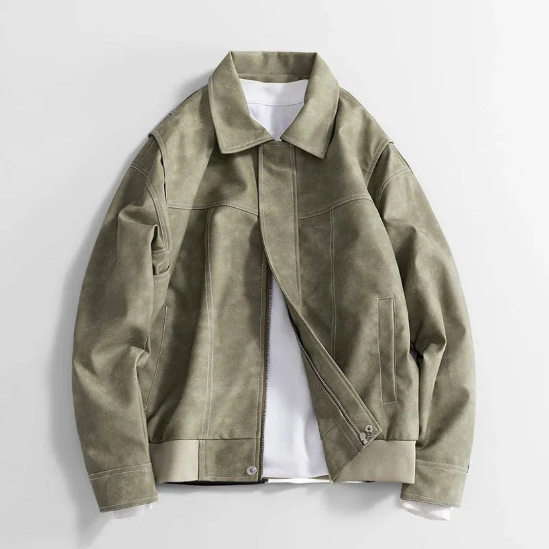 Ron Faux Leather Jacket