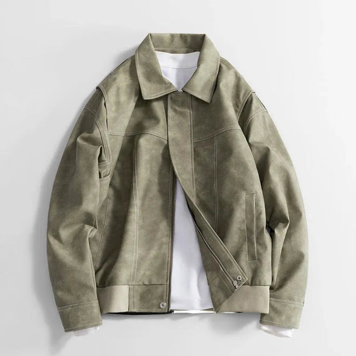Ron Faux Leather Jacket