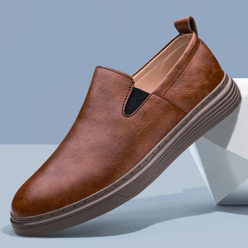 Stanley Elite Leather Slip-On Shoes