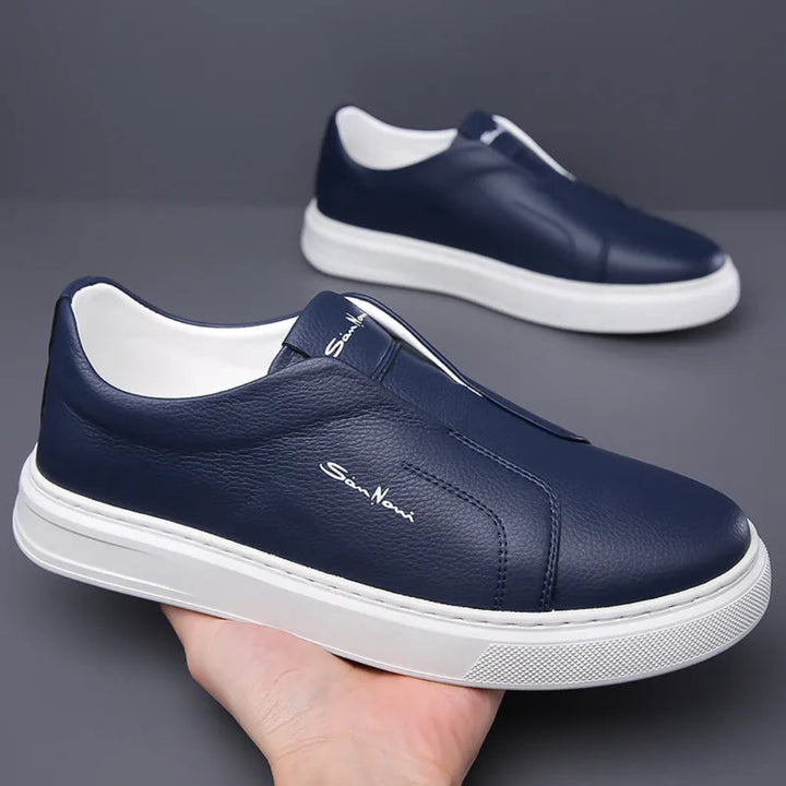 Sam Slip-On Leather Casual Sneakers