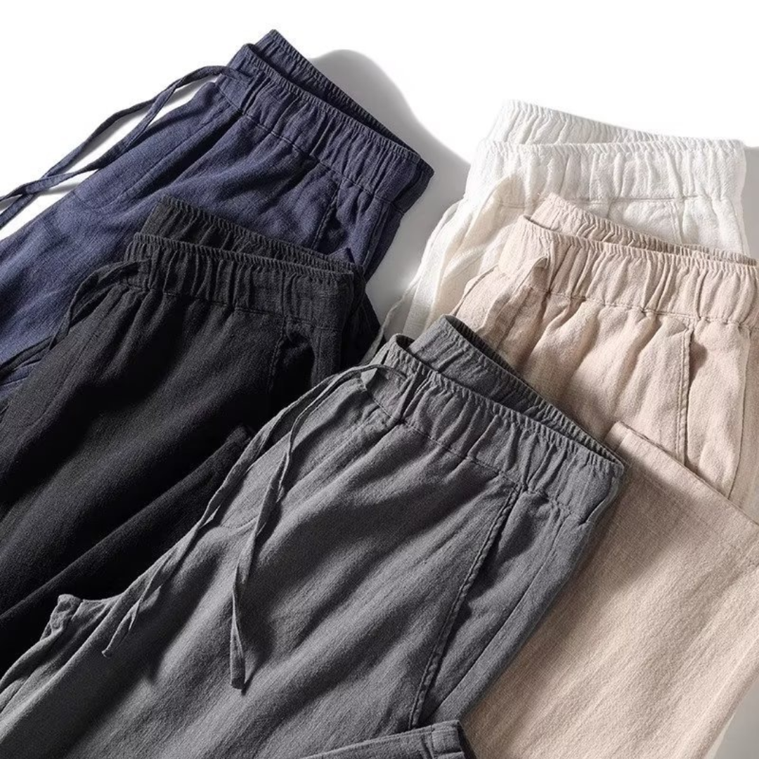 Sandro Relaxed Fit Linen Pants