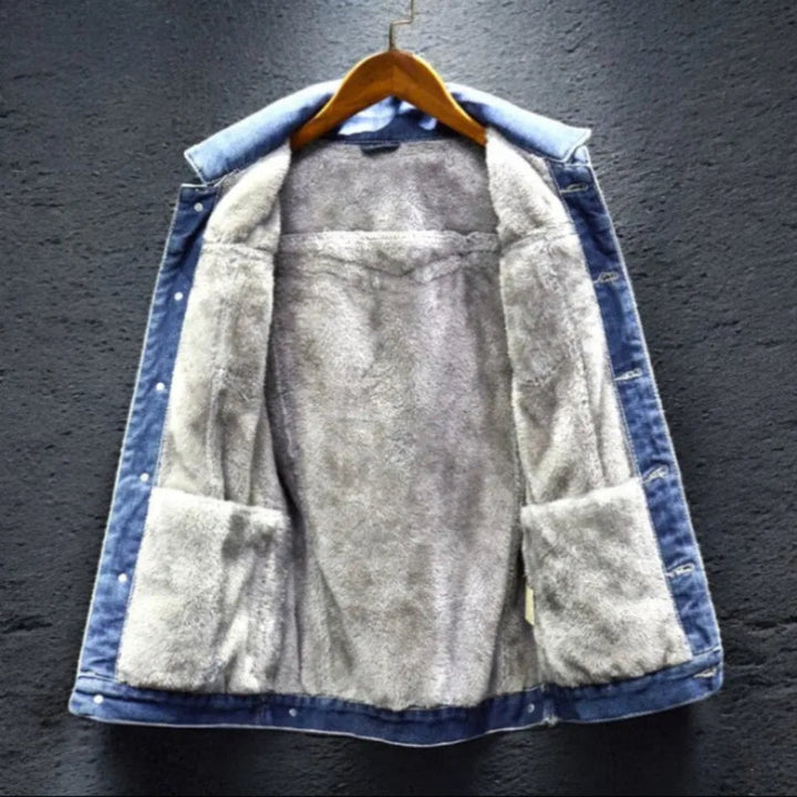Simon Sherpa-Lined Denim Jacket