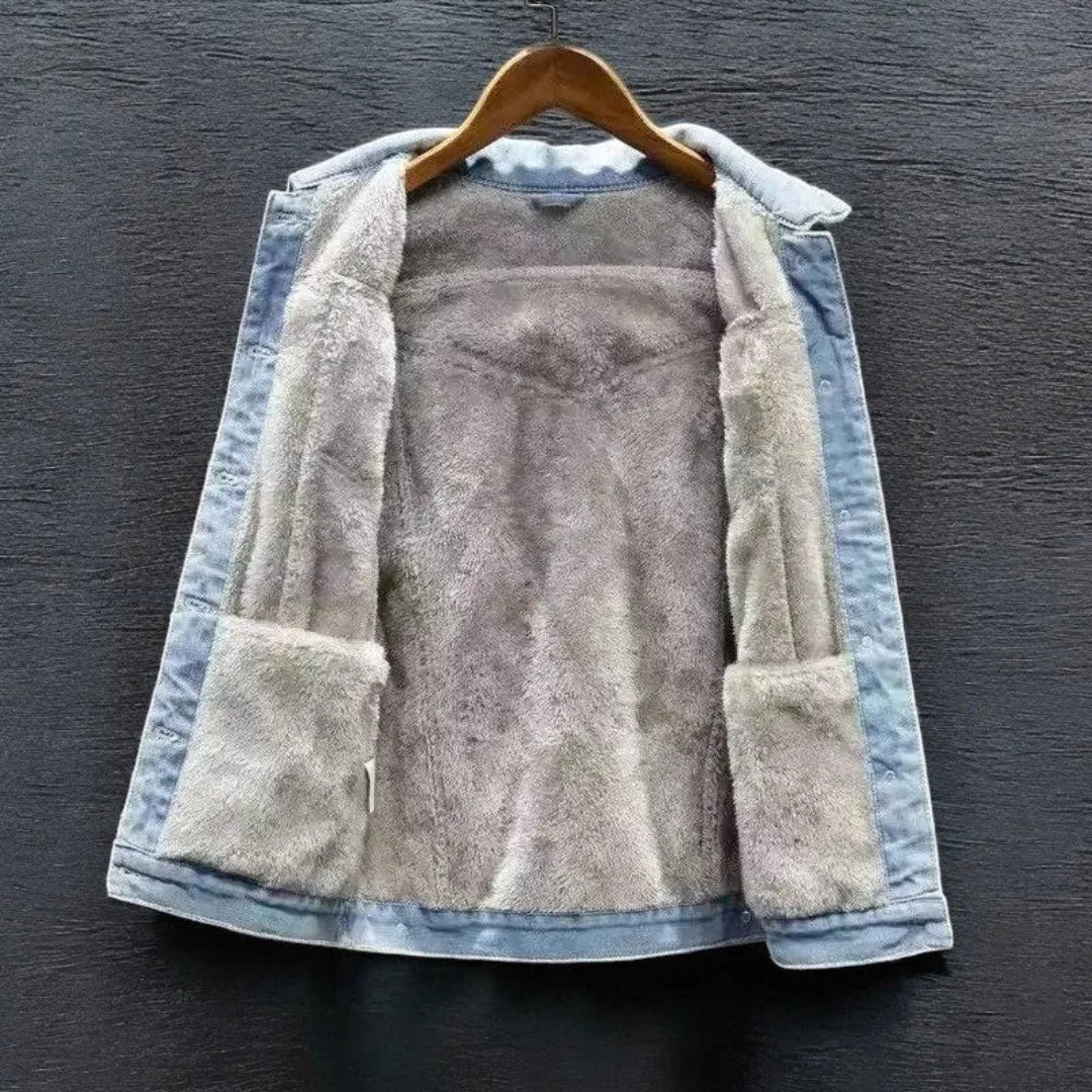 Simon Sherpa-Lined Denim Jacket