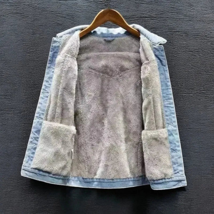 Simon Sherpa-Lined Denim Jacket