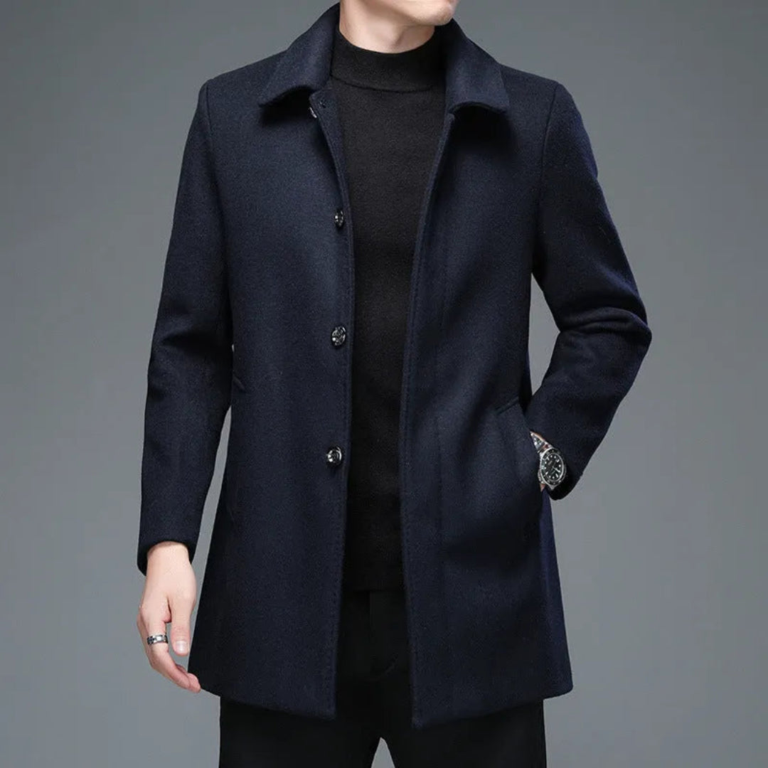 Spencer Classic Wool Overcoat