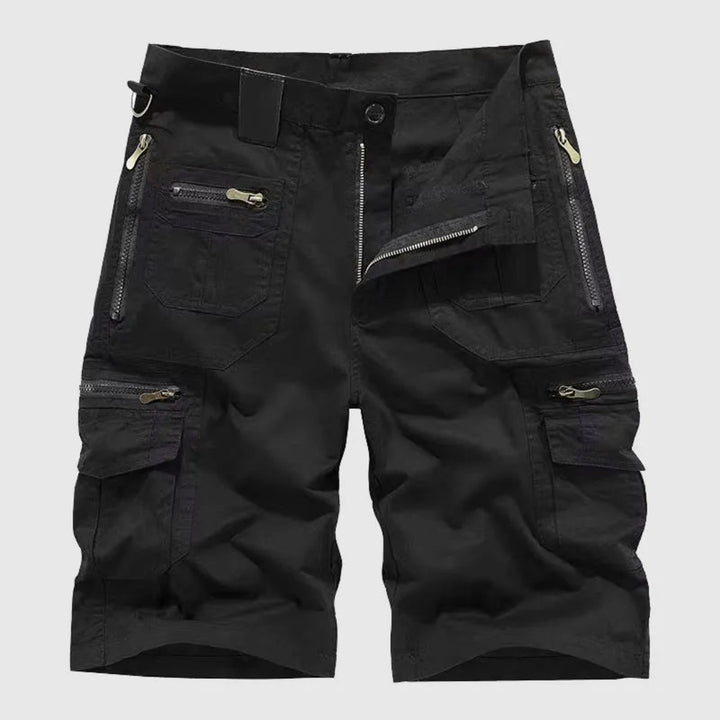Terrence Multi-Zip Tactical Cargo Shorts
