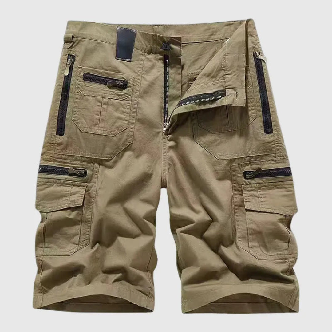 Terrence Multi-Zip Tactical Cargo Shorts