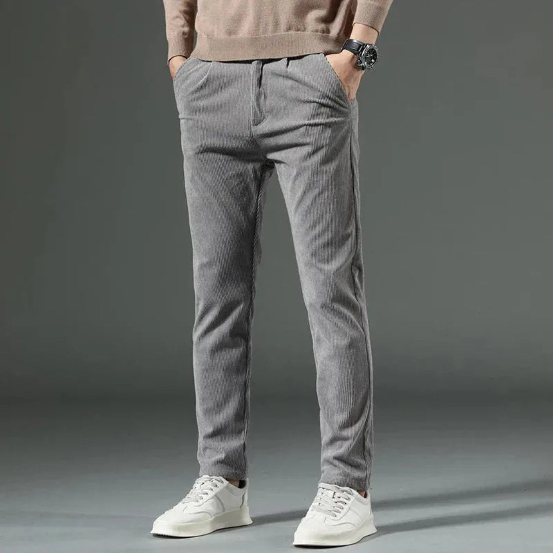 Theo Slim Fit Corduroy Pants