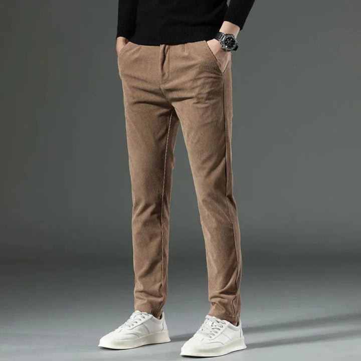 Theo Slim Fit Corduroy Pants