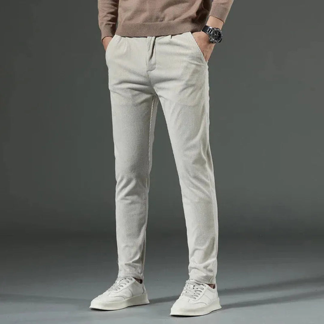 Theo Slim Fit Corduroy Pants