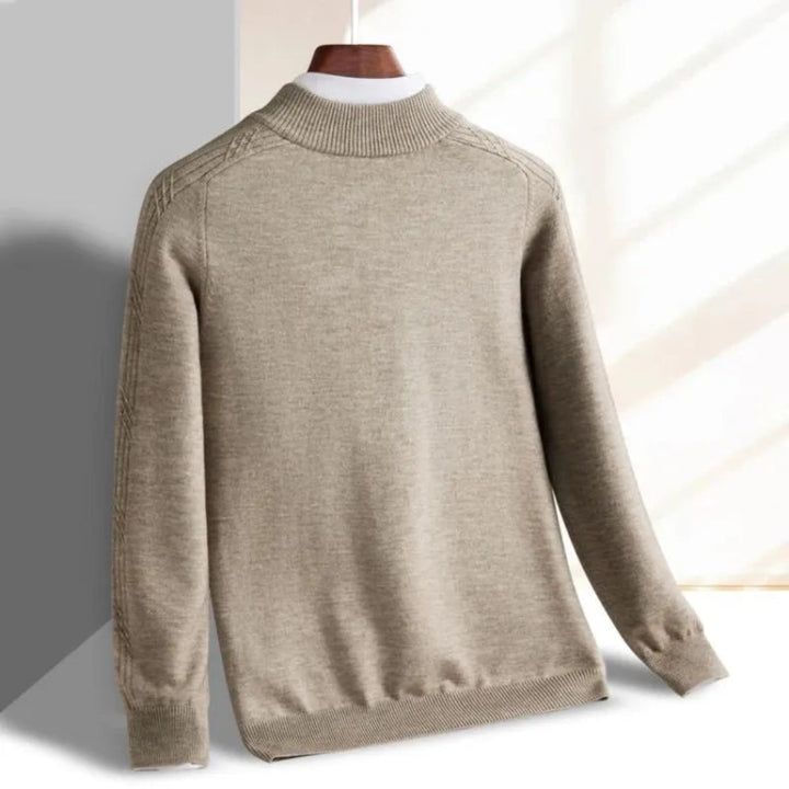 Trent Half-Zip Ribbed Sweater