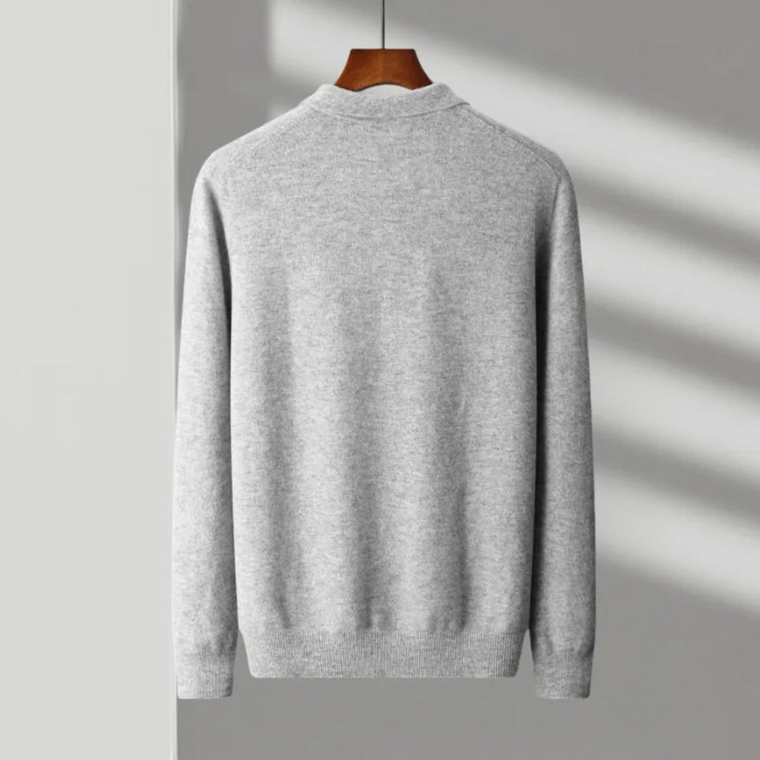 Tristan Wool Knit Polo